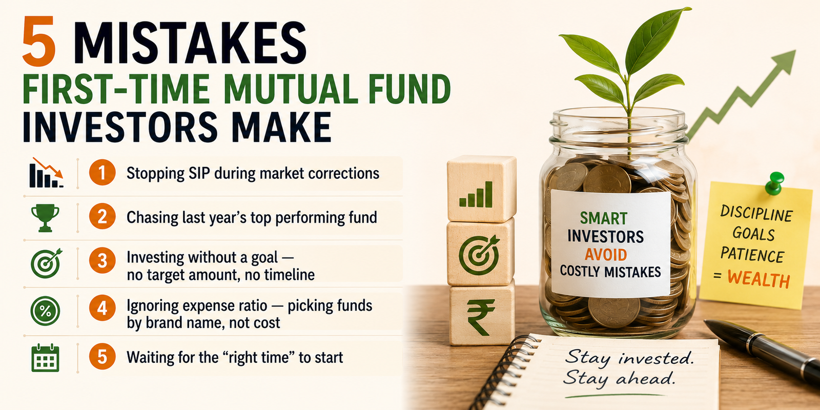 5 Mistakes First-Time Mutual Fund Investors Make